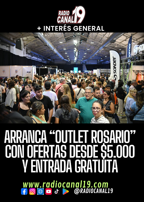 Arranca &ldquo;Outlet Rosario&rdquo; con ofertas desde $5.000 y entrada gratuita