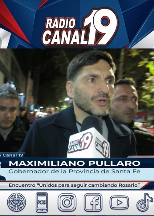 Pullaro llam&oacute; a profundizar la transformaci&oacute;n de Rosario y evit&oacute; hablar de una candidatura para 2027