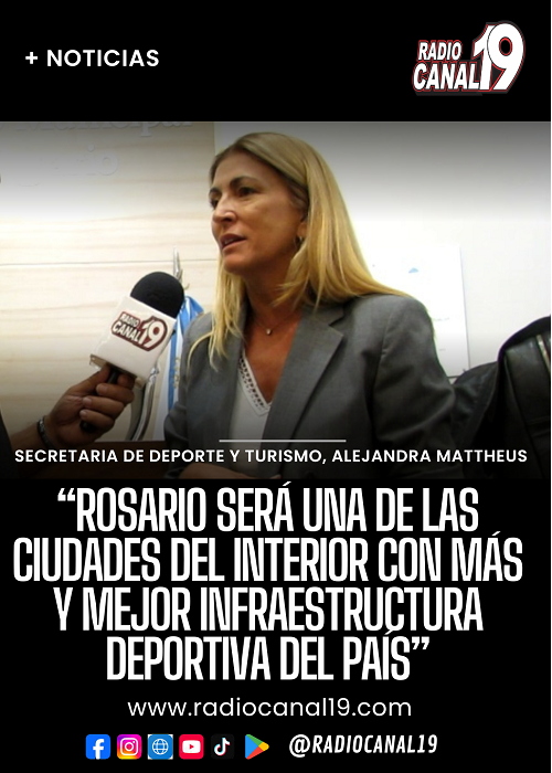 &ldquo;Rosario ser&aacute; una de las ciudades del interior con m&aacute;s y mejor infraestructura deportiva del pa&iacute;s&rdquo;