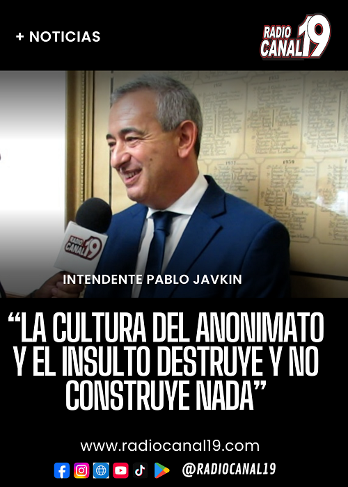 &ldquo;La cultura del anonimato y el insulto destruye y no construye nada&rdquo;