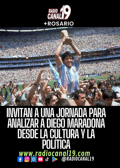 Invitan a una jornada para analizar a Diego Maradona desde la cultura y la pol&iacute;tica