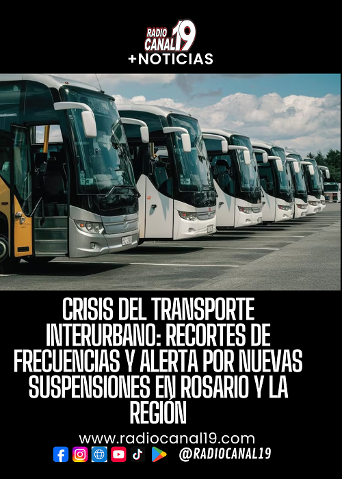 Crisis del transporte interurbano: recortes de frecuencias y alerta por nuevas suspensiones en Rosario y la regi&oacute;n