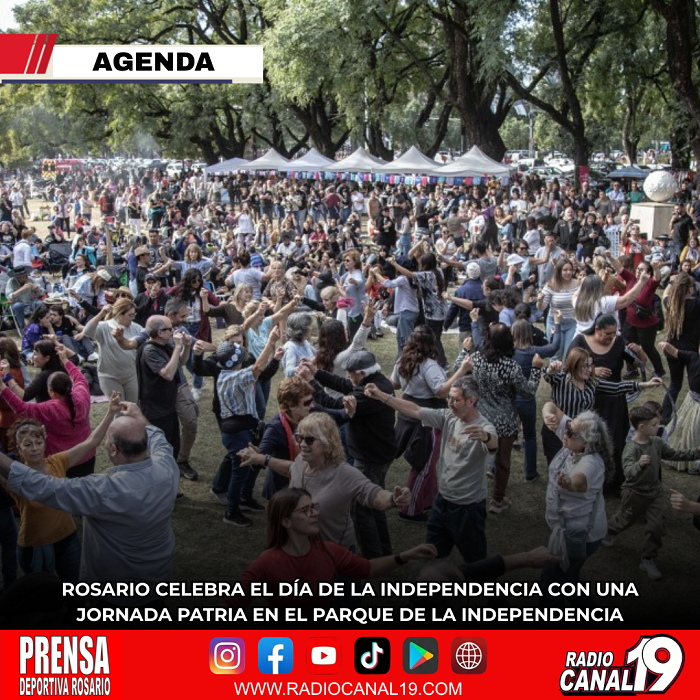 Rosario celebra el D&iacute;a de la Independencia con una jornada patria en el Parque de la Independencia