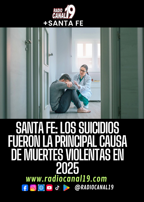 Santa Fe: los suicidios fueron la principal causa de muertes violentas en 2025