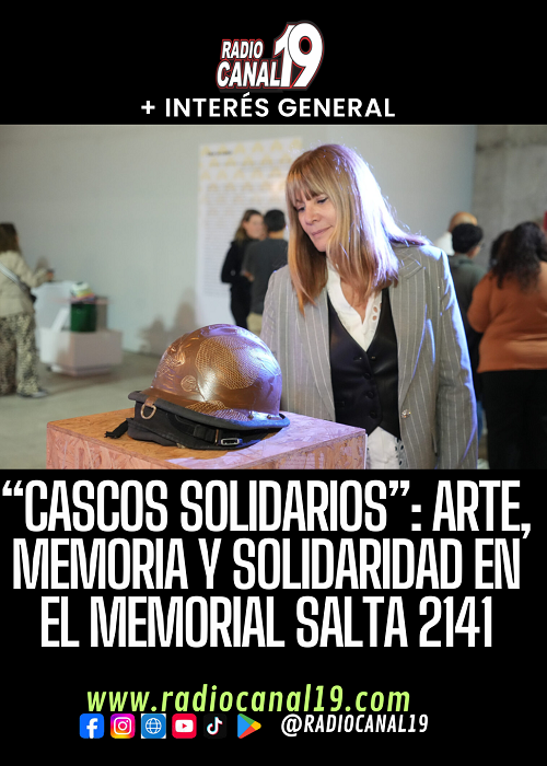 &ldquo;Cascos Solidarios&rdquo;: arte, memoria y solidaridad en el Memorial Salta 2141