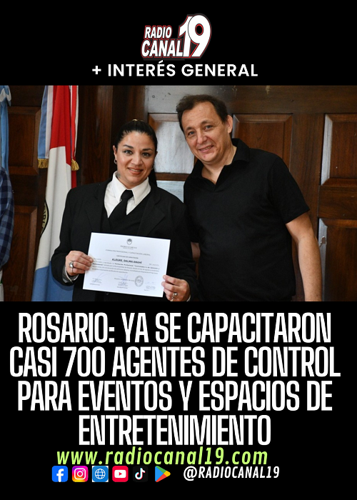 Rosario: ya se capacitaron casi 700 agentes de control para eventos y espacios de entretenimiento