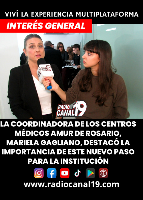 LA COORDINADORA DE LOS CENTROS M&Eacute;DICOS AMUR DE ROSARIO, MARIELA GAGLIANO, DESTAC&Oacute; LA IMPORTANCIA DE ESTE NUEVO PASO PARA LA INSTITUCI&Oacute;N