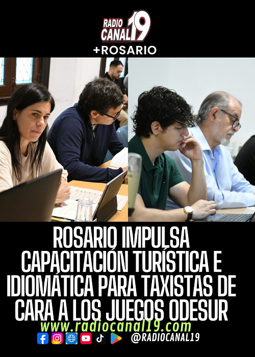 Rosario impulsa capacitaci&oacute;n tur&iacute;stica e idiom&aacute;tica para taxistas de cara a los Juegos ODESUR