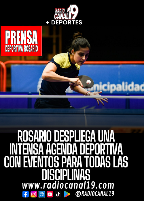 Rosario despliega una intensa agenda deportiva con eventos para todas las disciplinas