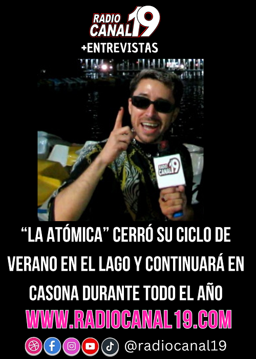 &ldquo;La At&oacute;mica&rdquo; cerr&oacute; su ciclo de verano en el lago y continuar&aacute; en Casona durante todo el a&ntilde;o