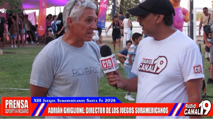  ENTREVISTA ADRIAN GIGLIONE XIII JUEGOS SURAMERICANOS SANTA FE 2026