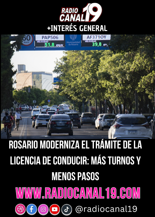Rosario moderniza el tr&aacute;mite de la licencia de conducir: m&aacute;s turnos y menos pasos