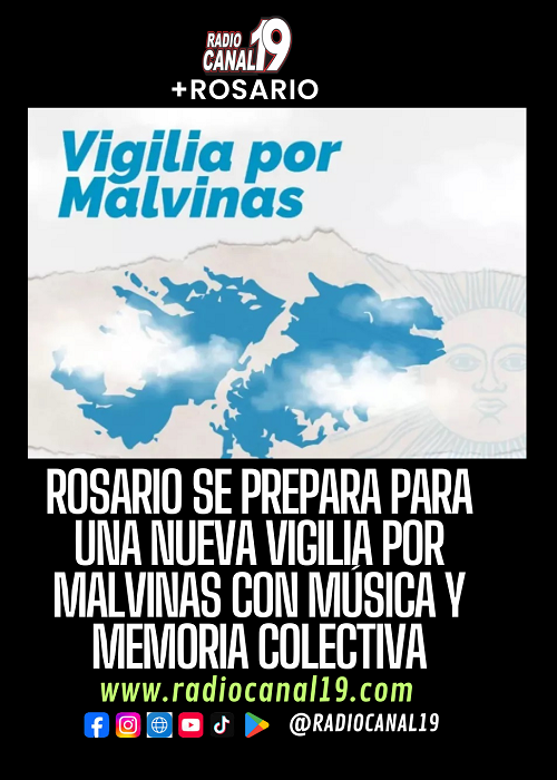 Rosario se prepara para una nueva vigilia por Malvinas con m&uacute;sica y memoria colectiva